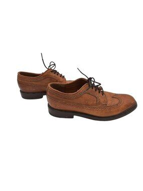 Frye Wingtip Brown Leather Brogue Shoes 3484591-CAR Lace Up Men's Size 10D